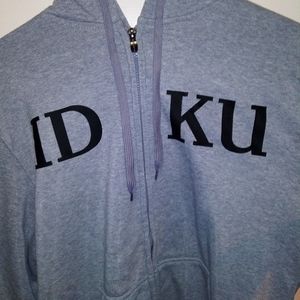 IDKU grey black sweater